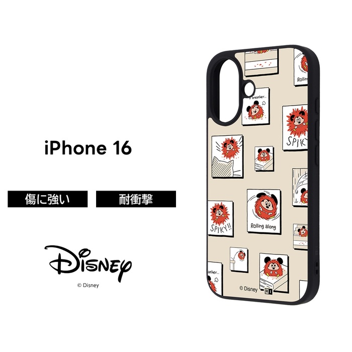 iPhone16 ケース ミッキー ディズニー 耐衝撃 クリア かわいい Magsafe