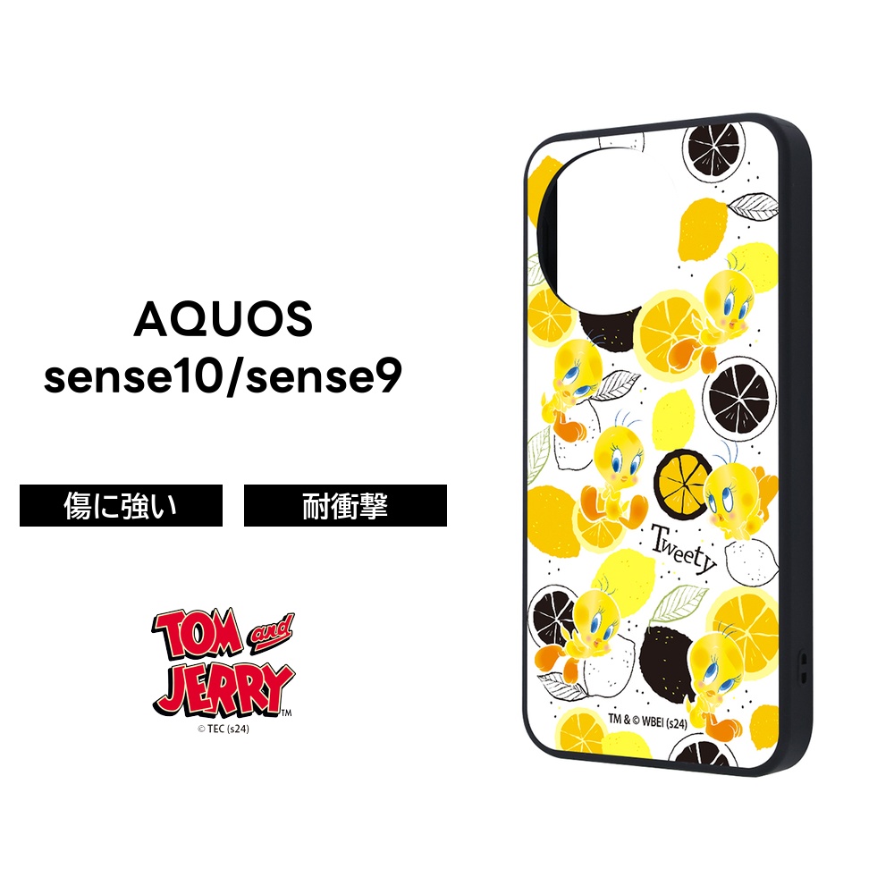 AQUOS sense9 ケース キャラクター トゥイーティー sense10 耐衝撃