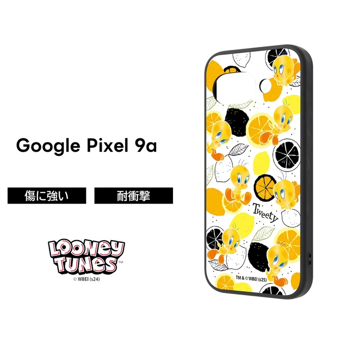 Google Pixel 9a ケース キャラクター トゥイーティー グーグル
