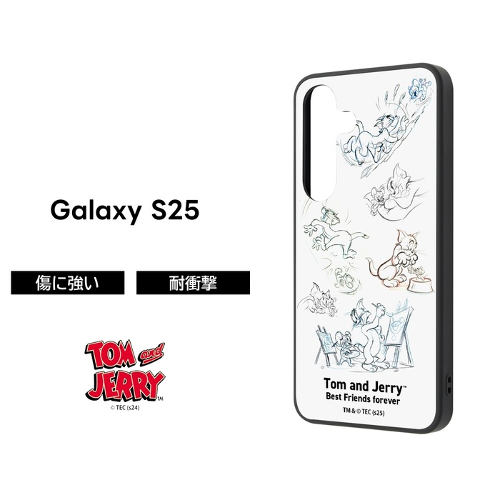Galaxy S25 ケース キャラクター トムとジェリー GalaxyS25