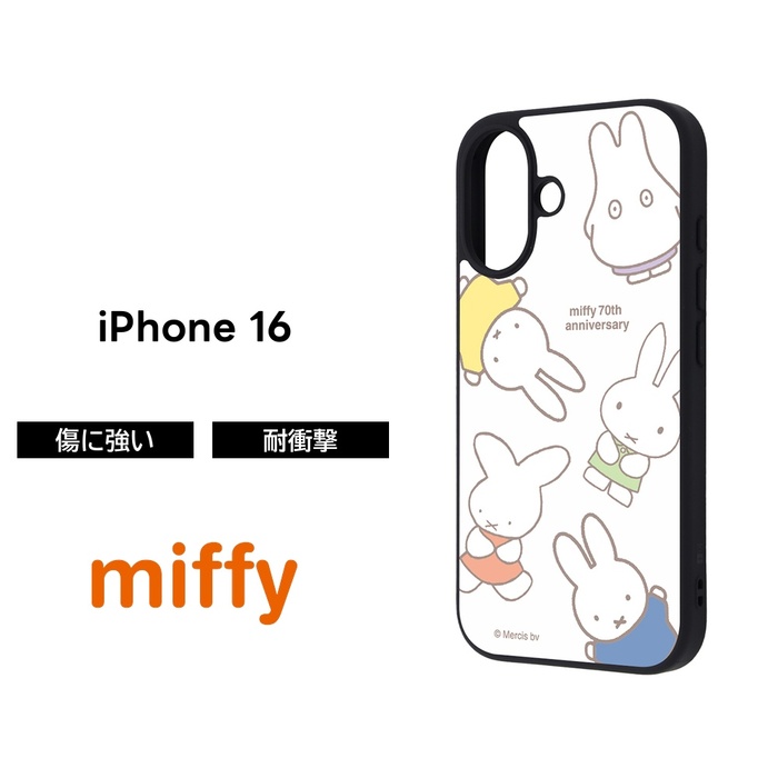 iPhone 16 ケース ミッフィー キャラクター iPhone16 アイフォン16