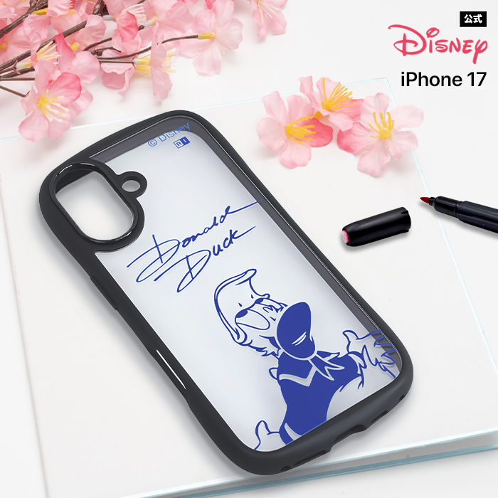 iPhone17 ケース ミッキー クリア アイフォン17 ドナルド ディズニー