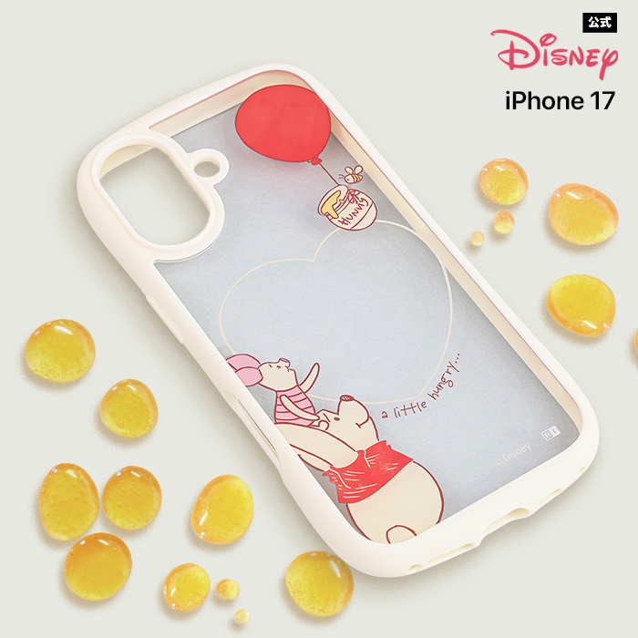 iPhone17 ケース プーさん クリア アイフォン17 ディズニー