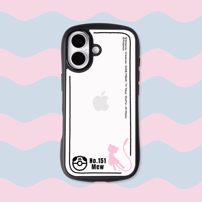 iPhone 17 ケース ポケモン クリア iPhone17 アイフォン17 ミュウ