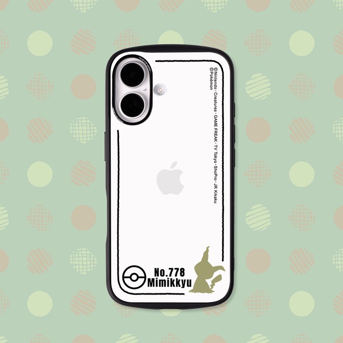 iPhone 16 ケース ポケモン クリア iPhone16 アイフォン16 ミミッキュ