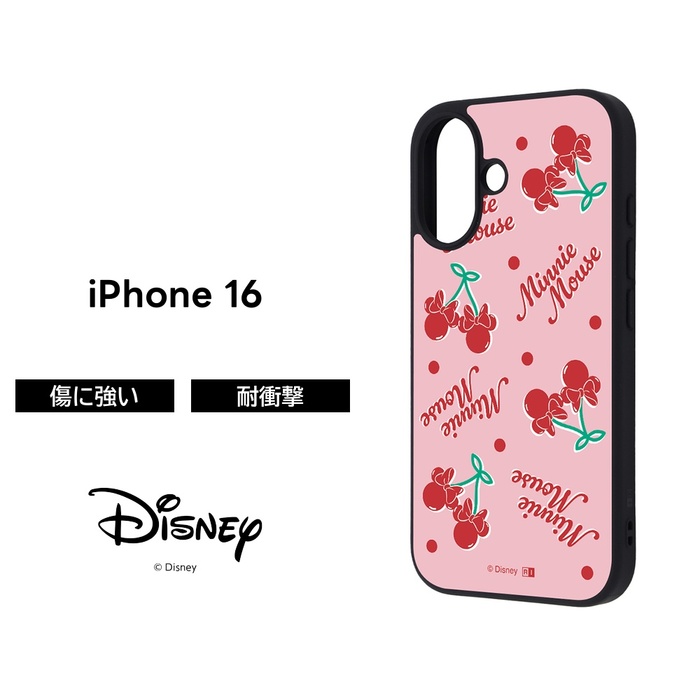 iPhone 16 16pro 16e ケース ディズニー キャラクター ミニー かわいい