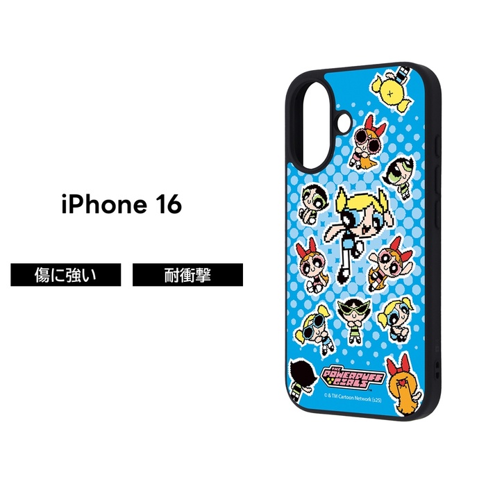 iPhone16 ケース パワーパフガールズ バブルス アイフォン16