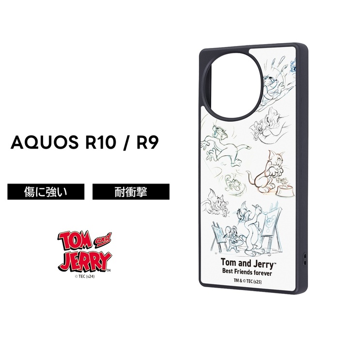 AQUOS R10 ケース キャラクター トムとジェリー docomo SH-51F