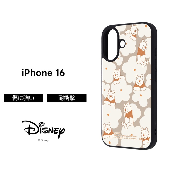 iPhone 16 ケース ディズニー プーさん iPhone16 アイフォン16