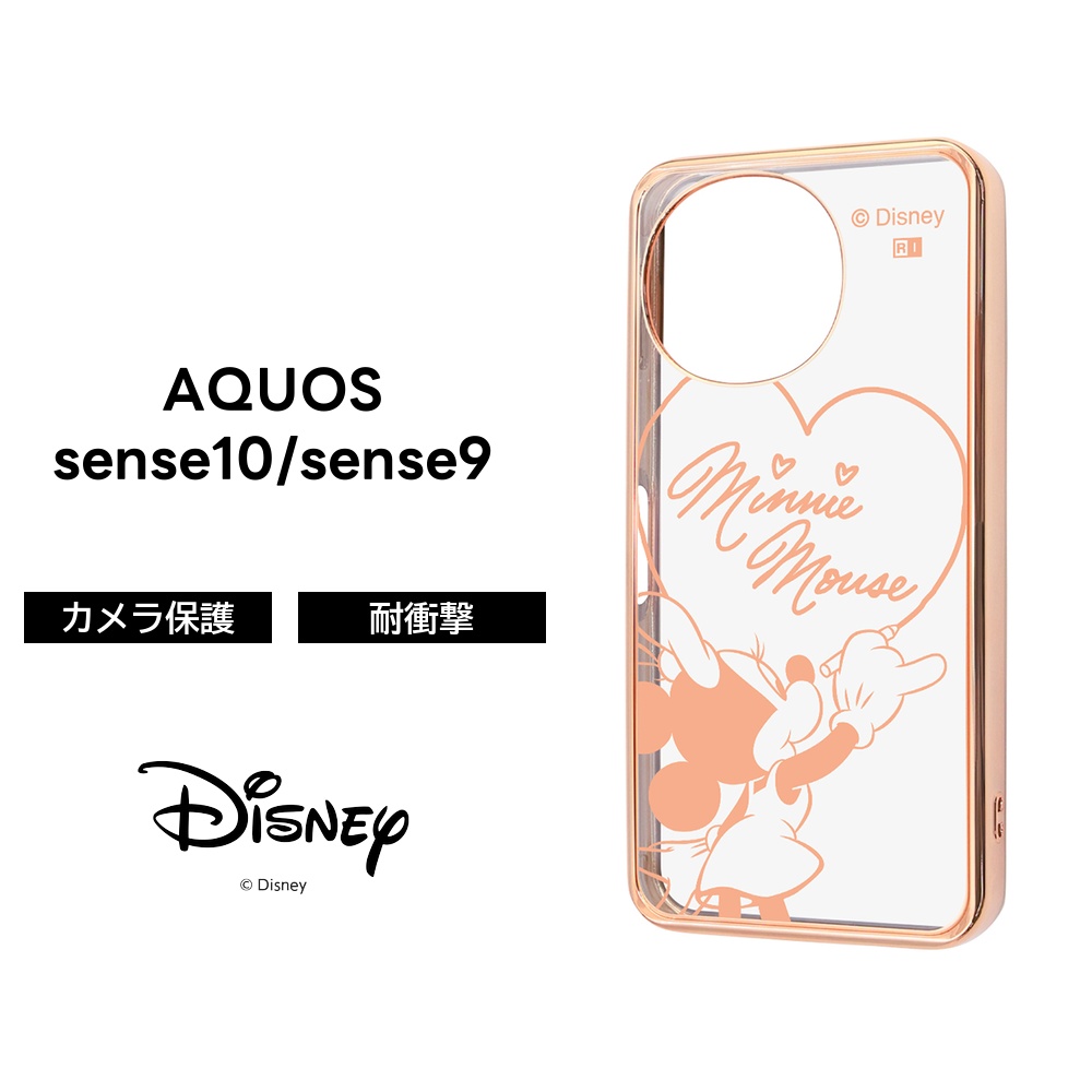 AQUOS sense10 ケース ミニー ドナルド クリア アクオスセンス 10 9