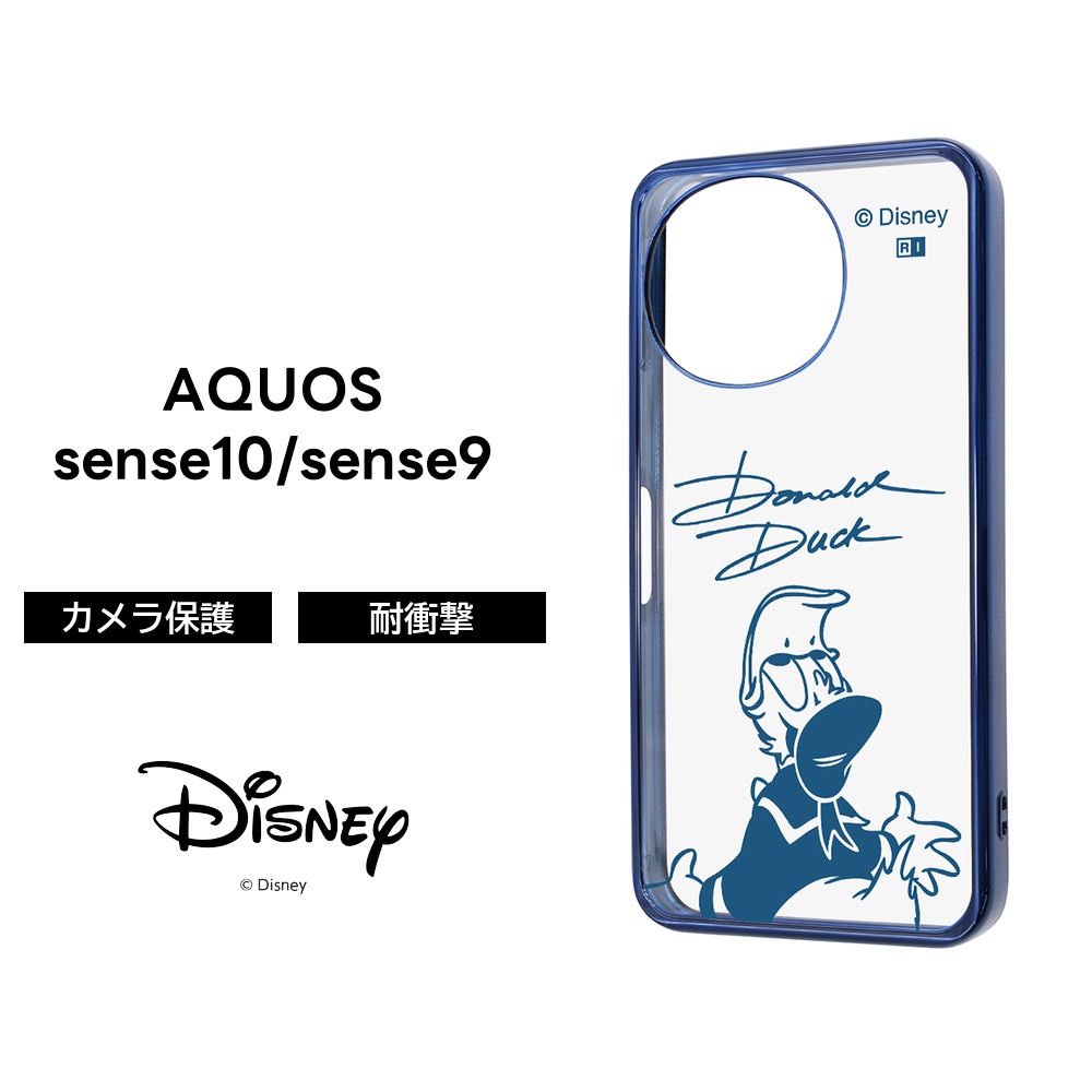AQUOS sense10 ケース ミニー ドナルド クリア アクオスセンス 10 9