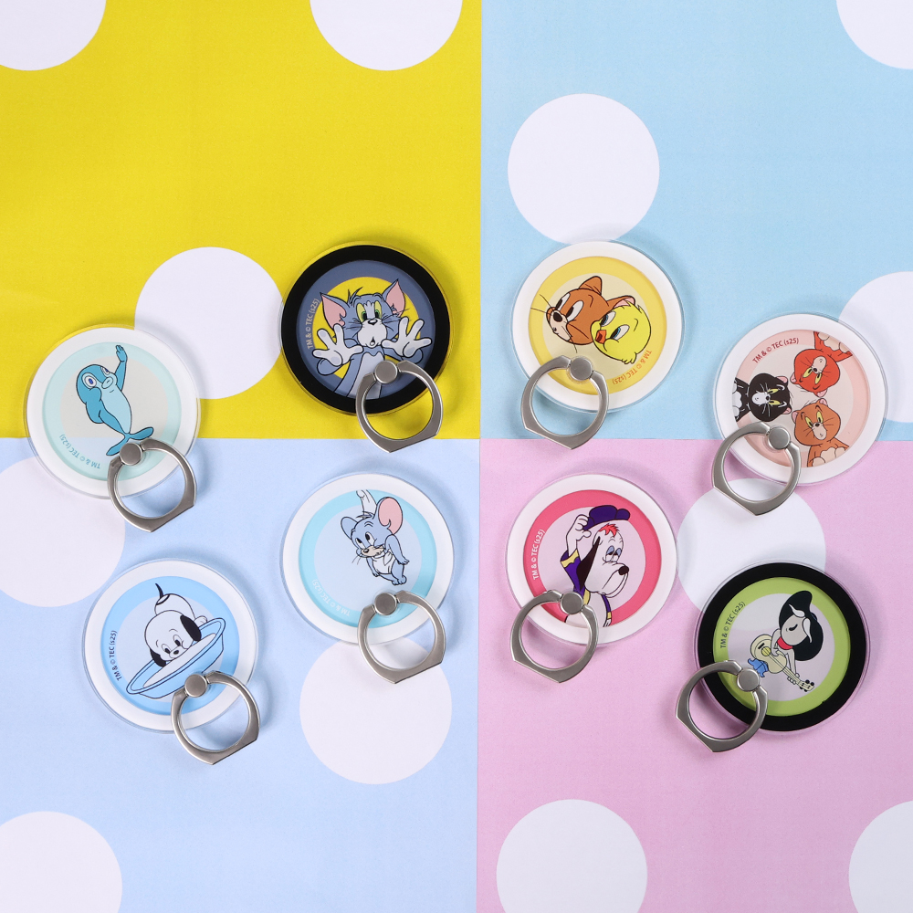 スマホリング かわいい キャラクター さかな 魚 トムとジェリー