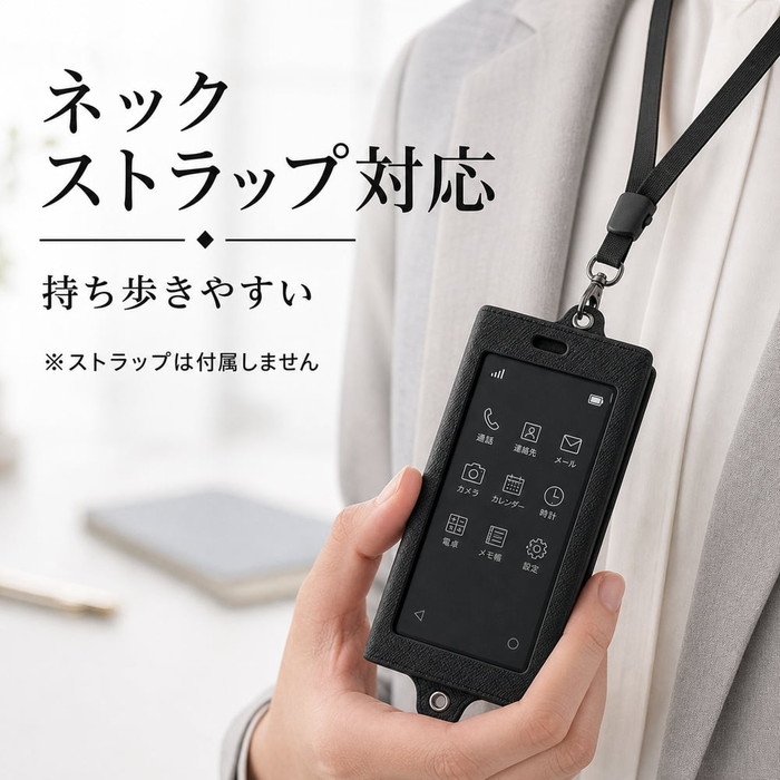 【美品】カードケータイ KY-01L ドコモ カバー・ストラップ付 動作確認済 ray-out（レイアウト） カードケータイ KY-01L カバー ケース 保護