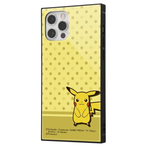 iPhone12 12Pro iPhone12Pro ケース スクエア ポケットモンスター 耐衝撃 KAKU ピカチュウ ゲンガー イーブイ ヒコザル ポッチャマ ストラップ ポケモン｜white-bang｜02