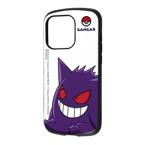 ぎょぎょぎょ casetify&amp;pokemon ゲンガー スマホケース レイアウト RT-PP36UC/GG2M iPhone 14/13用ハイブリッドケース