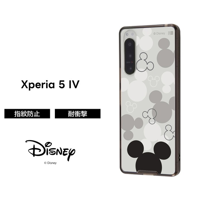 Disney（ディズニー） Xperia5IV ケース ミッキー クリア 透明 Xperia