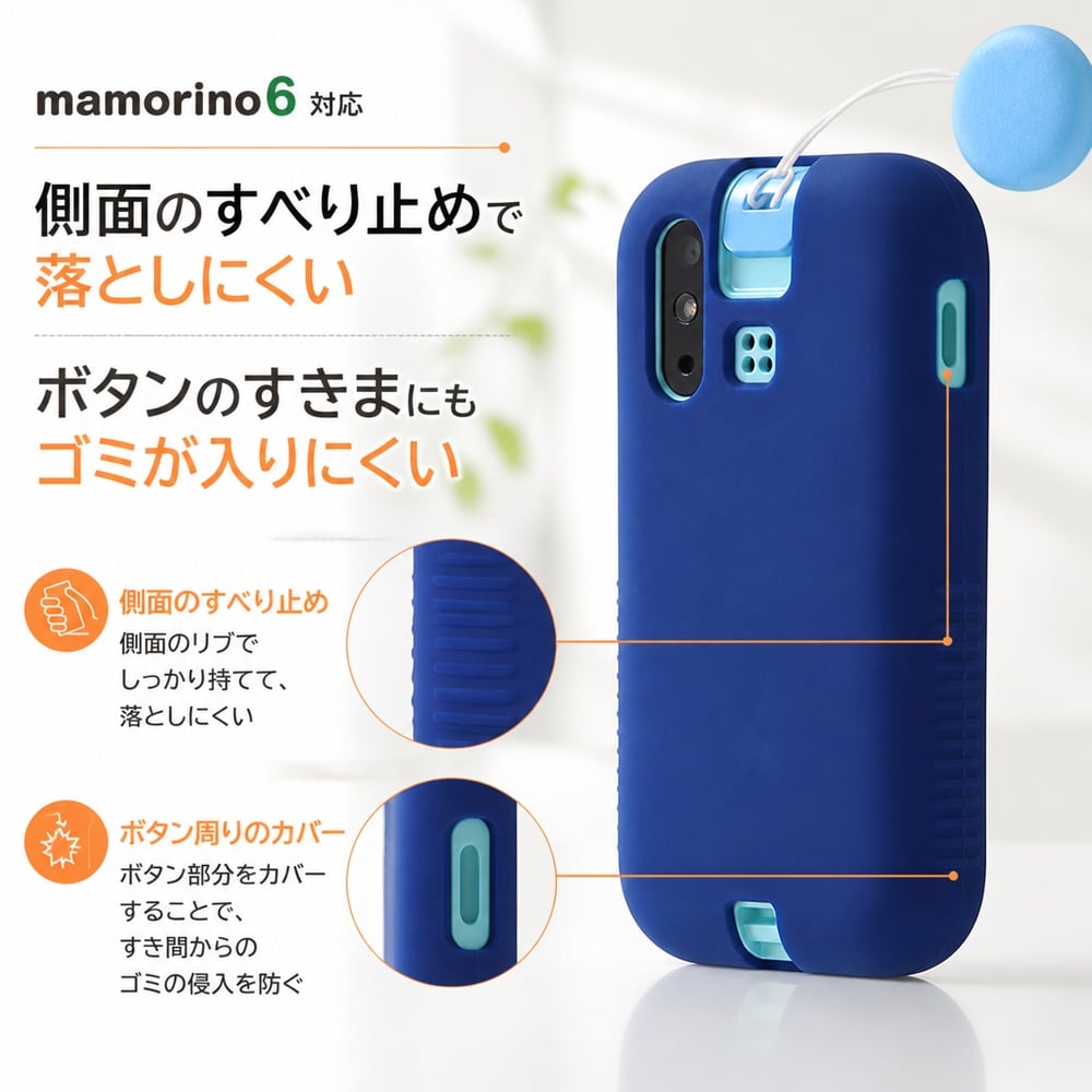 mamorino6 カバー ソフト ソフトケース マモリーノ6 SHF35 ケース
