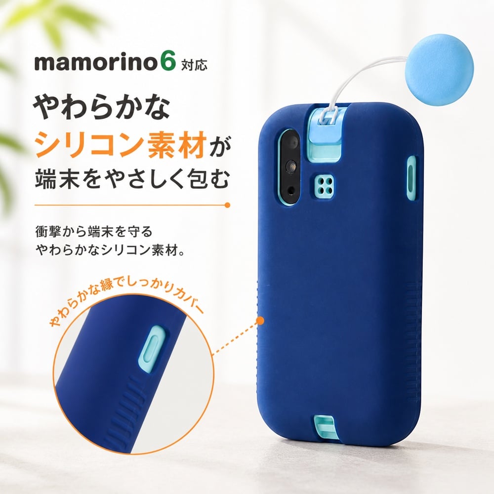 mamorino6 カバー ソフト ソフトケース マモリーノ6 SHF35 ケース