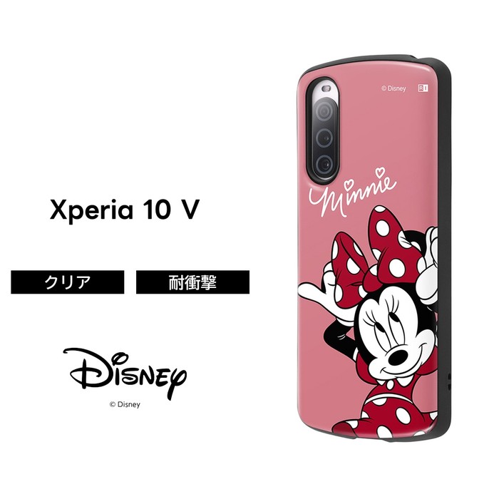 ミッキーとミニーのケース Xperia 10 V ケース 耐衝撃 ミッキー ミニー Xperia10V SO-52D SOG11