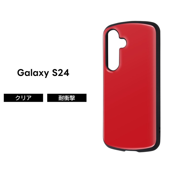 Galaxy S24 �P�[�X �ϏՌ� �V���v�� ���b�h GalaxyS24 SC-51E SCG25 �M�����N�V�[S24 �ϏՌ��P�[�X �J�o�[ �\�t�g �n�[�h �X�}�z�J�o�[ �X�}�z�P�[�X