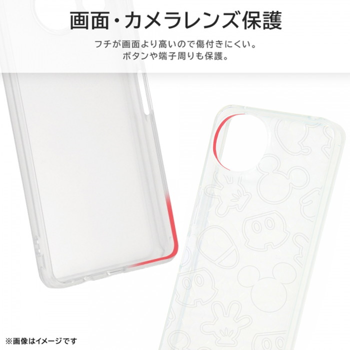 AQUOS wish4 ケース クリア ディズニー AQUOSwish4 SH-52E docomo