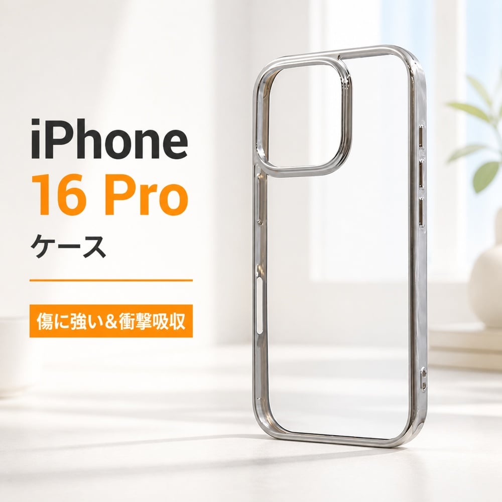 iPhone 16 Pro ケース クリア 耐衝撃 iPhone16Pro アイフォン 16プロ