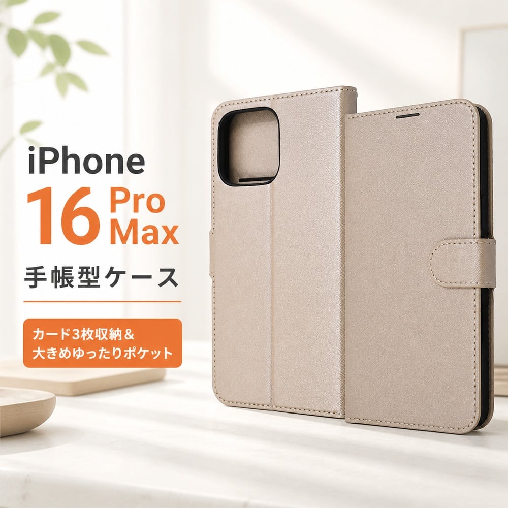iPhone 16 Pro Max ケース 手帳型 マグネット iPhone16ProMax