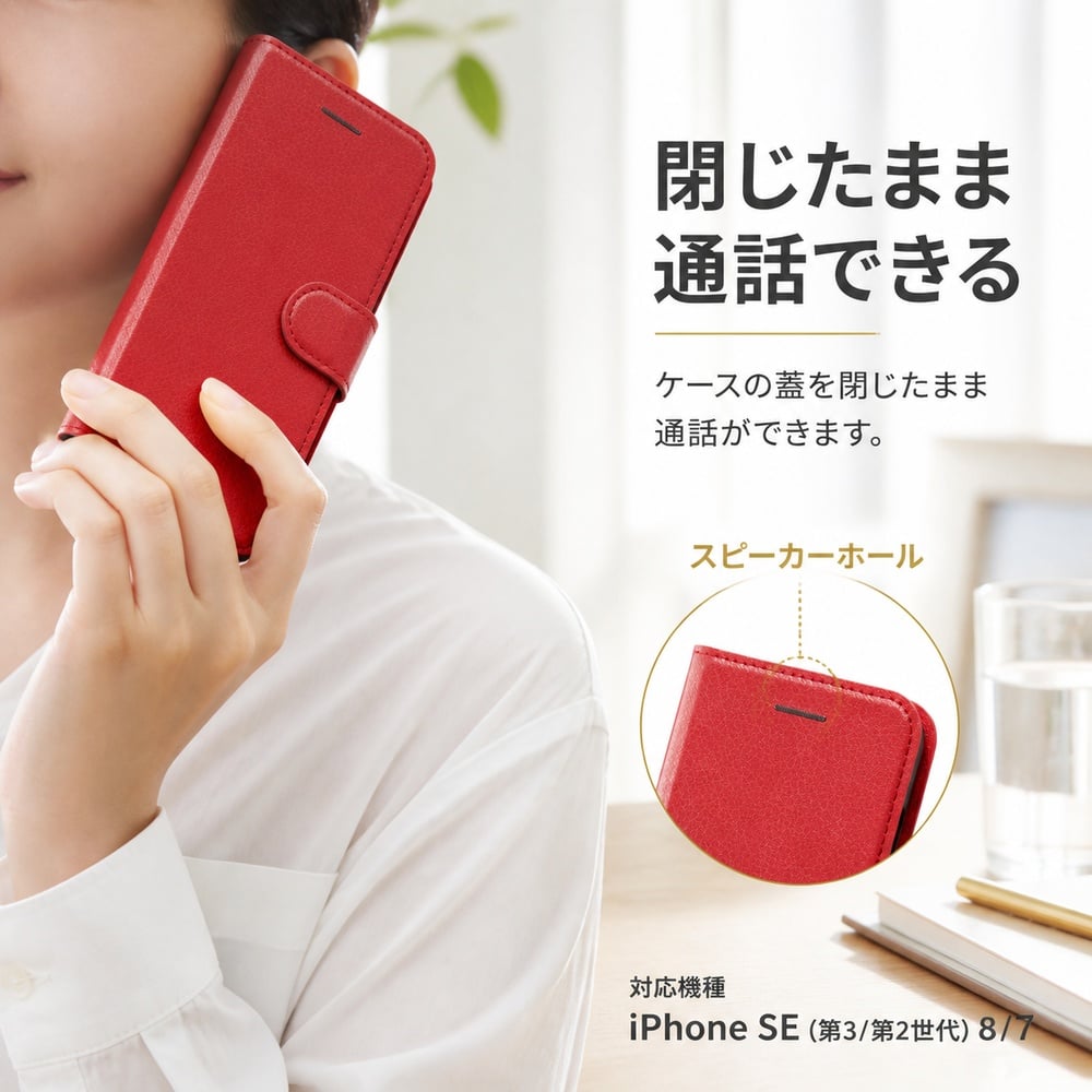 iPhone SE3 ケース 手帳型 耐衝撃 iPhoneSE2 iPhone8 iPhone7