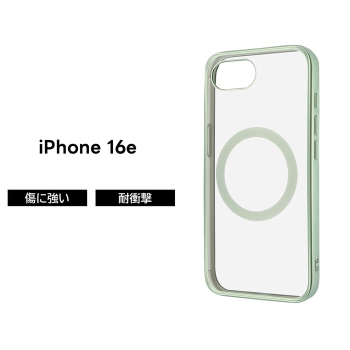 iPhone 16e ケース クリア マグネット iPhone16e SE後継 ワイヤレス