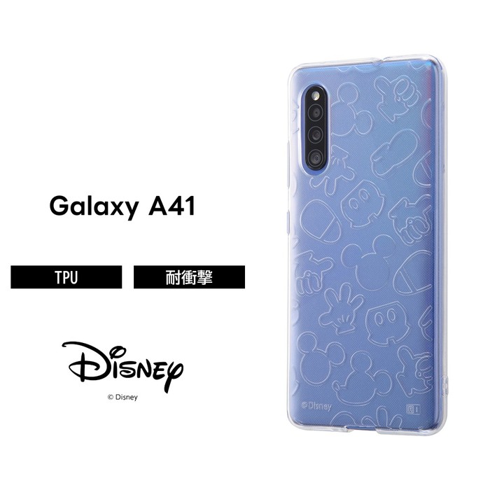 Disney（ディズニー） Galaxy A41 ケース ディズニーキャラクター TPU