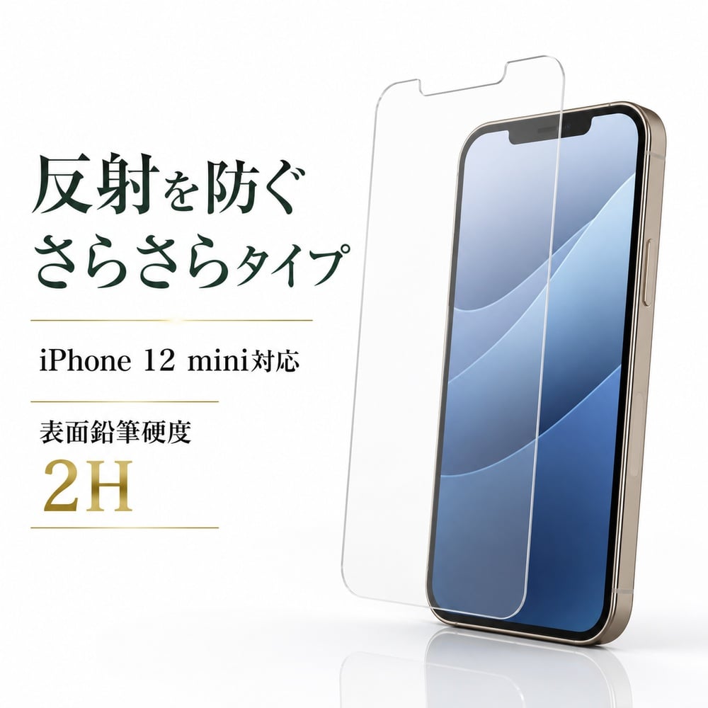 iPhone 12 mini 保護フィルム 反射防止 指紋防止 PET 液晶保護フィルム