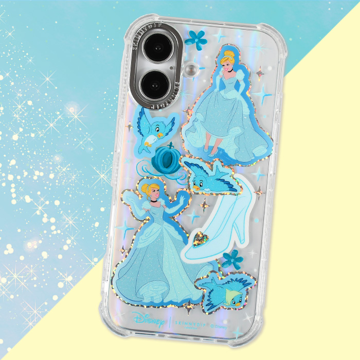 iPhone 16 ケース シンデレラ SKINNYDIP カバー ディズニー プリンセス