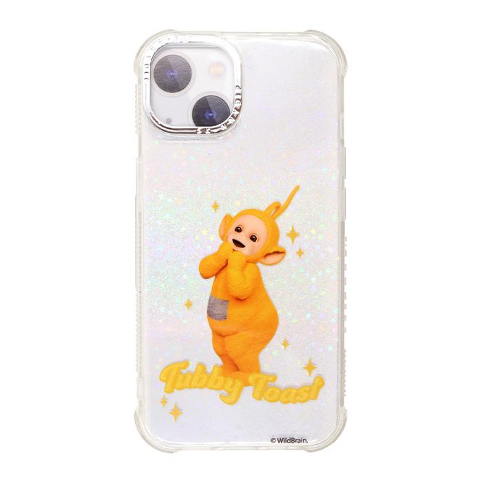 iPhone15Pro ケース テレタビーズ ラーラ SKINNYDIP クリア ラメ