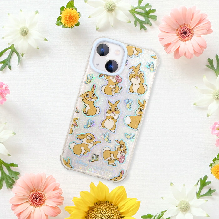 iPhone15Pro ケース ディズニー バンビ ミス・バニー かわいい
