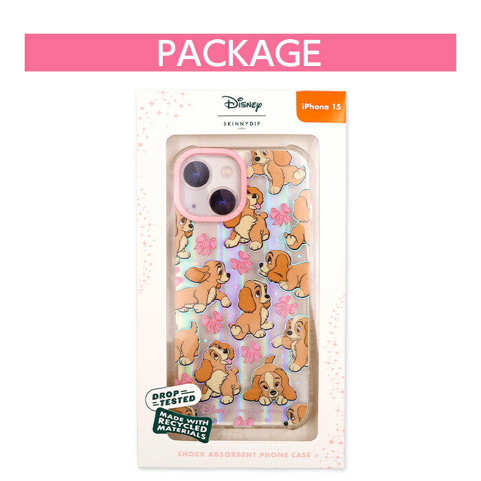 iPhone15ProMax ケース ディズニー わんわん物語 レディ かわいい