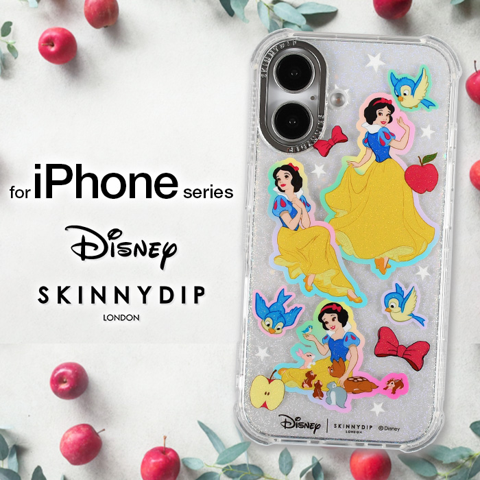 iPhone 16 ケース 白雪姫 SKINNYDIP カバー ディズニー プリンセス