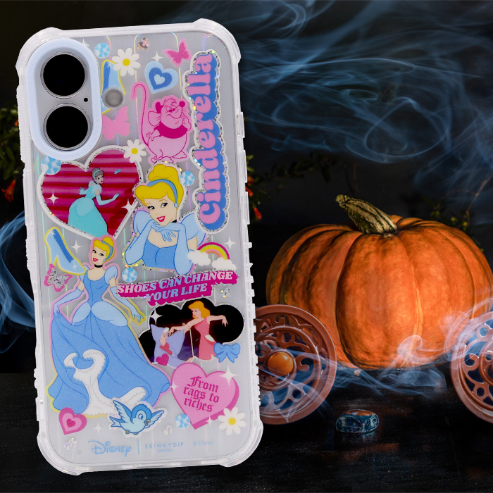iPhone16Plus ケース ディズニー プリンセス シンデレラ SKINNYDIP