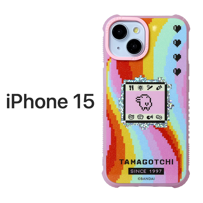 iPhone16Pro ケース たまごっち 耐衝撃ケース かわいい くちぱっち