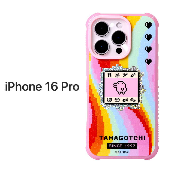 iPhone16Pro ケース たまごっち 耐衝撃ケース かわいい カバー