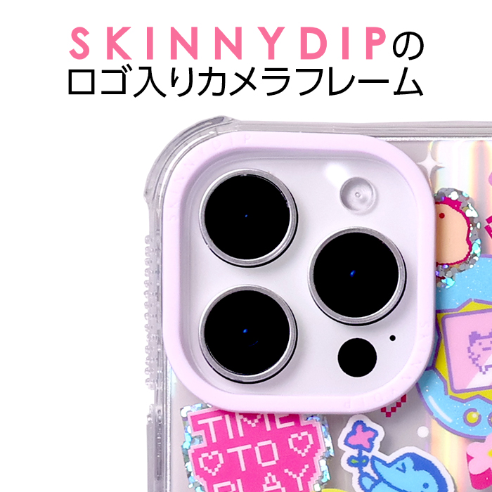 SKINNYDIP たまごっち　iPhone16 ケース iPhone14/15/16シリーズ用 ケース たまごっち ステッカー