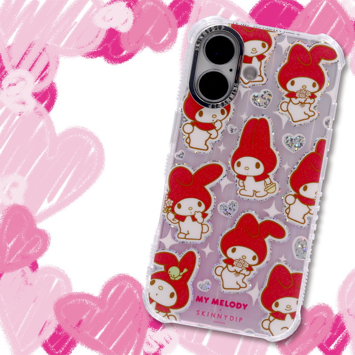 SKINNYDIPサンリオキャラクターズ第2弾iPhone16ケース.ストラップ sanrio（サンリオ） SKINNYDIP スキニーディップ サンリオ