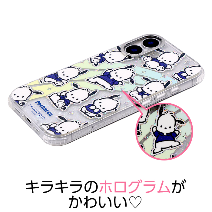 iPhone16 ケース サンリオ Sanrio ポチャッコ かわいい クリア