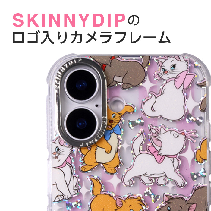 iPhone16 ケース マリー ディズニー かわいい キラキラ ソフト 耐衝撃