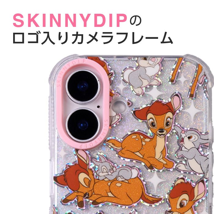 iPhone16 ケース バンビ とんすけ ディズニー かわいい SKINNYDIP