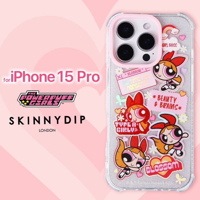 パワーパフガールズ ブロッサム iPhone15Pro ケース 可愛い