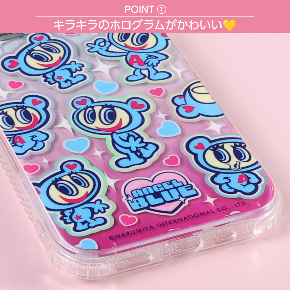 SKINNYDIP×エンジェルブルーナカムラくん iPhone 15proケース iPhone 15 Pro ケース エンジェルブルー キャラクター iPhone15Pro