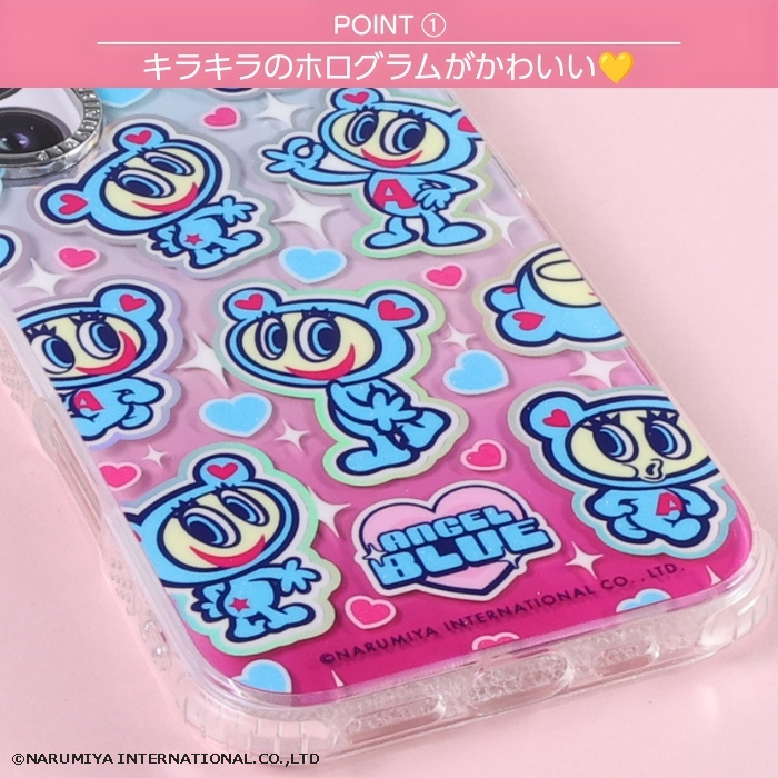 iPhone 16 ケース エンジェルブルー キャラクター iPhone16 アイフォン