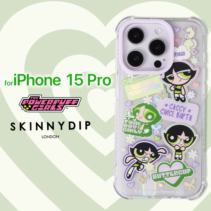 パワーパフガールズ × CASSETIFY iPhone 15Proケース パワーパフガールズ バターカップ iPhone15Pro ケース 可愛い