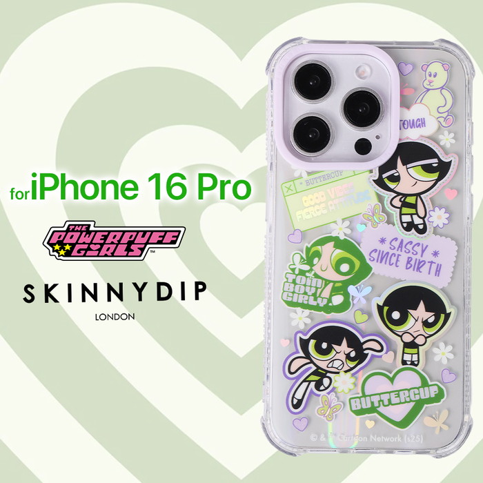 パワーパフガールズ バターカップ iPhone16Pro ケース 可愛い