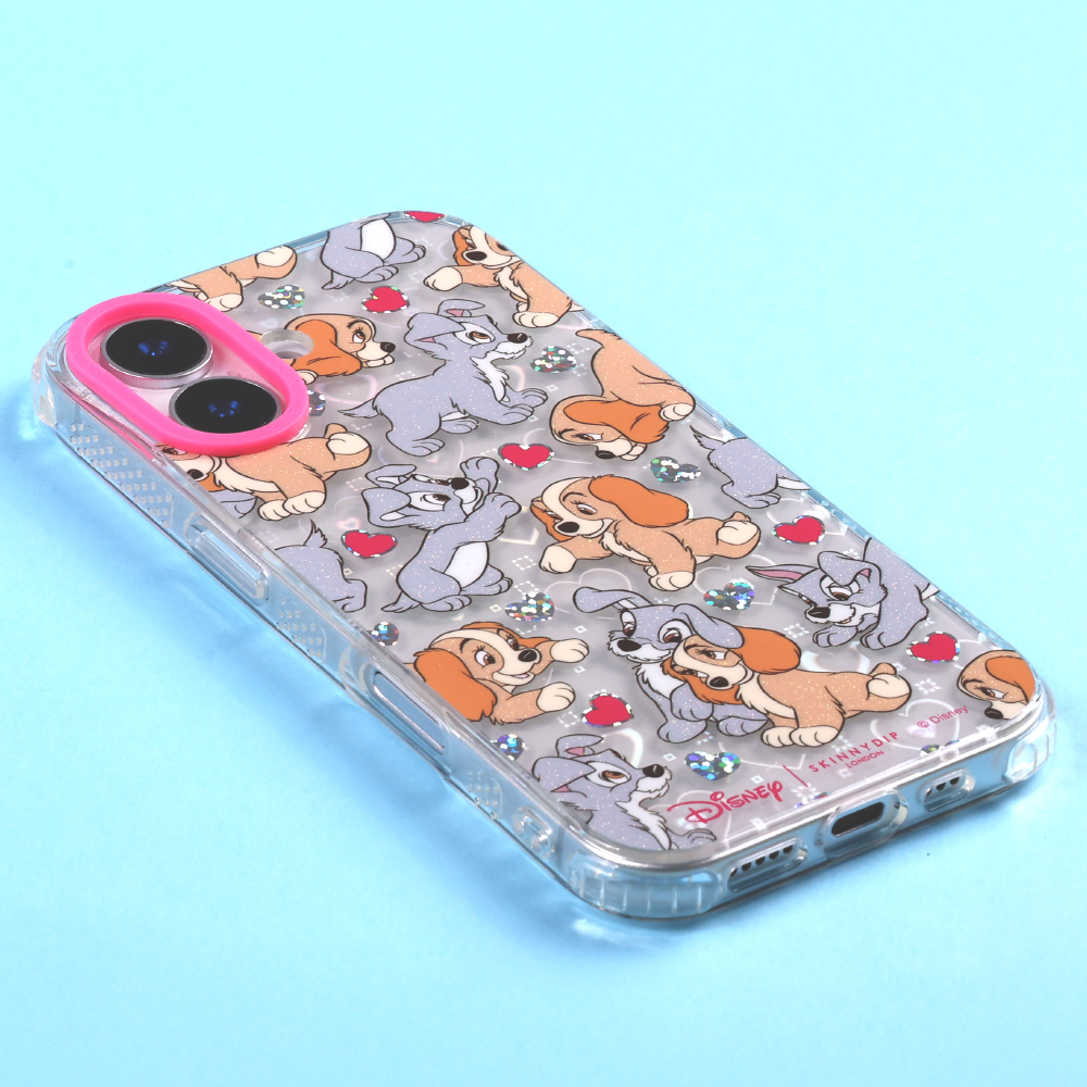 iPhone 16 ケース わんわん物語 クリア iPhone16 アイフォン16 レディ